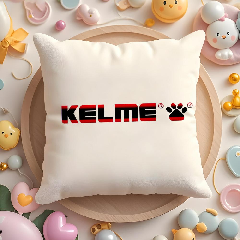 Luxury Fashion K-Kelme Cushion Cover Plush Fabric Soft Double-Sided Printed Sofa Pillow Case Colorfast Home Decor Gift