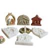 Nativity Themed Silicone Mold Easy Demold Holiday Candle Silicone Mould For Resin Casting Making Candle Soap Chocolate