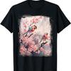 Vintage  Art Sakura Tree Cherry Blossom Flower Tee T-Shirt
