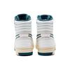 Li Ning Fabric Leather 005 Classic Retro Color Block Sports Casual Breathable High-Top Sneakers Women Sneakers White ALFR166-1