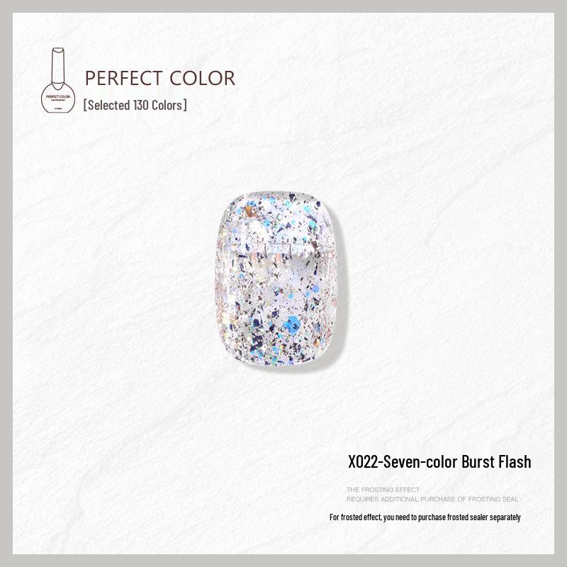Nail Gel Polish: 130 New Nude & Bright Colors - Ice Translucent, Phototherapy, Glitter, Cat Eye Finish