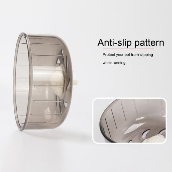 Hamster Running Disc Toy Mute Anti-skid Rotatory 13cm Small Hamster Running Wheel Cage for Indoor