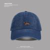 Cappellino da baseball in denim ricamato Dachshund per primavera ed estate, regolabile da donna, parasole da esterno, tempo libero, morbido, cappello da uomo