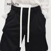 MO&Co. Women's High-Waist Color Block Sporty Utility Shorts