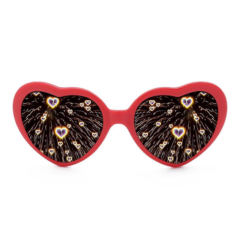 Romantic Heart-Shaped UV Protection Sunglasses - Mood Changing, Date Essential