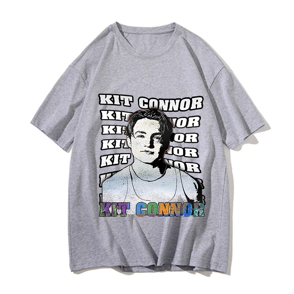 

Kit Connor Tee Shirt Summer T Shirt Man/Woman Round Neck Short Sleeved Casual Tshirt Casual Clothes Fashion Daily Harajuku Tops 4XL