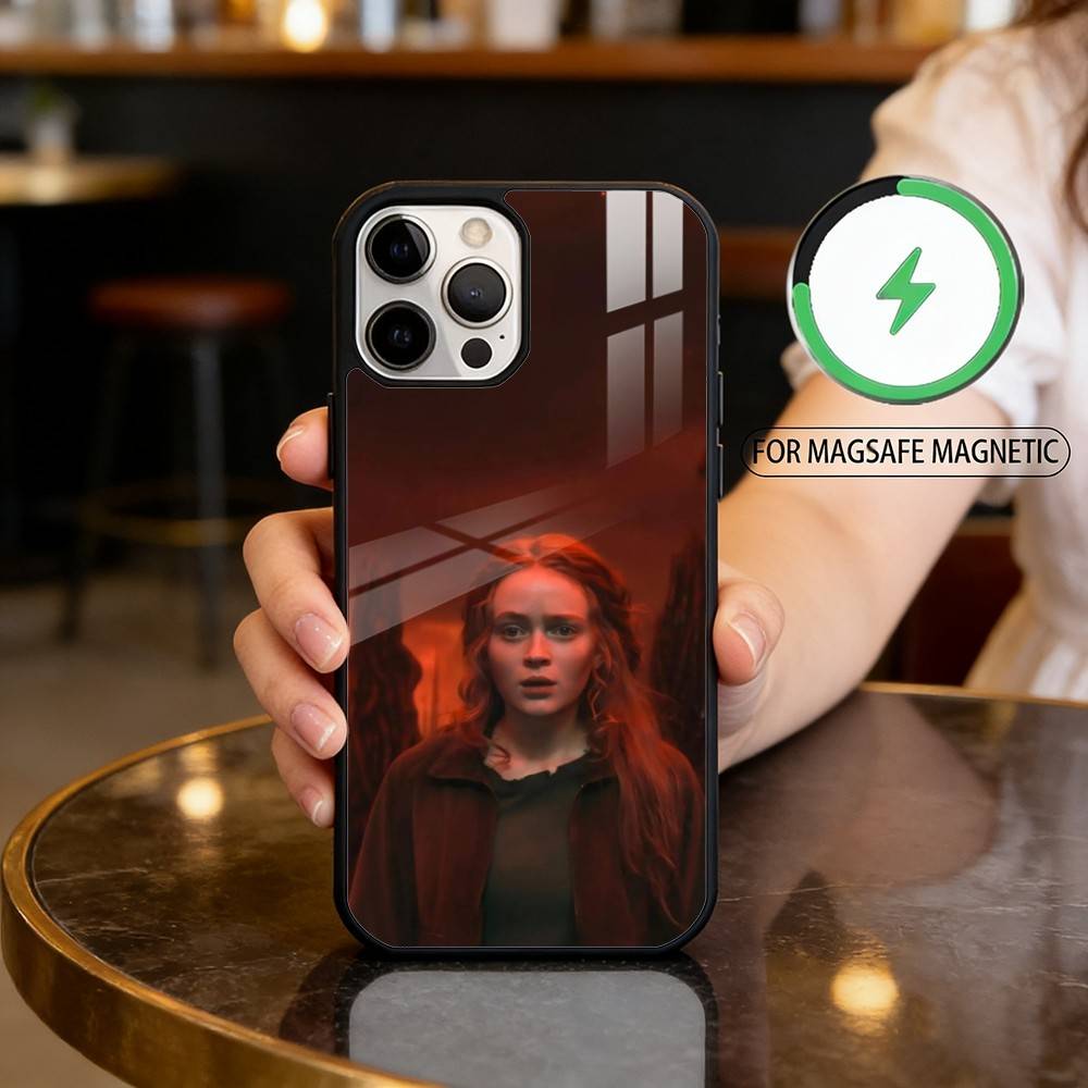 A-Actor Sadie Sink Phone Case For iPhone17,16,15,14,13,12,11 Plus,Pro Max Magnetic For Magsafe Wireless Charging