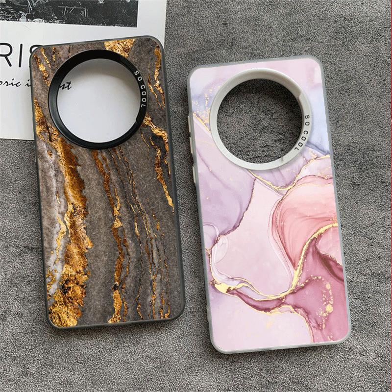 Gold Granite Marble Pattern Soft Phone Case for Xiaomi Redmi Note 13 14 15 Pro Plus 12S 12 11S 11 11T 10S 10 Shockproof Cover Ba