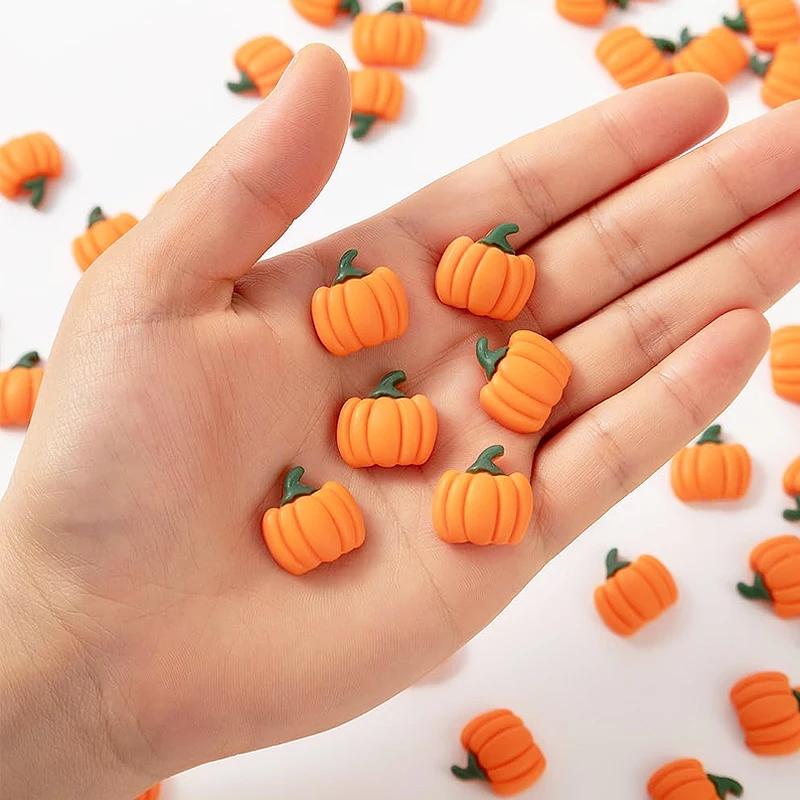 

15/55Pcs Mini Resin Pumpkins Miniatures, Fake Fruit Vegetables for Thanksgiving Day Autumn Home DIY Craft Decoration Supplies 15pcs тыква