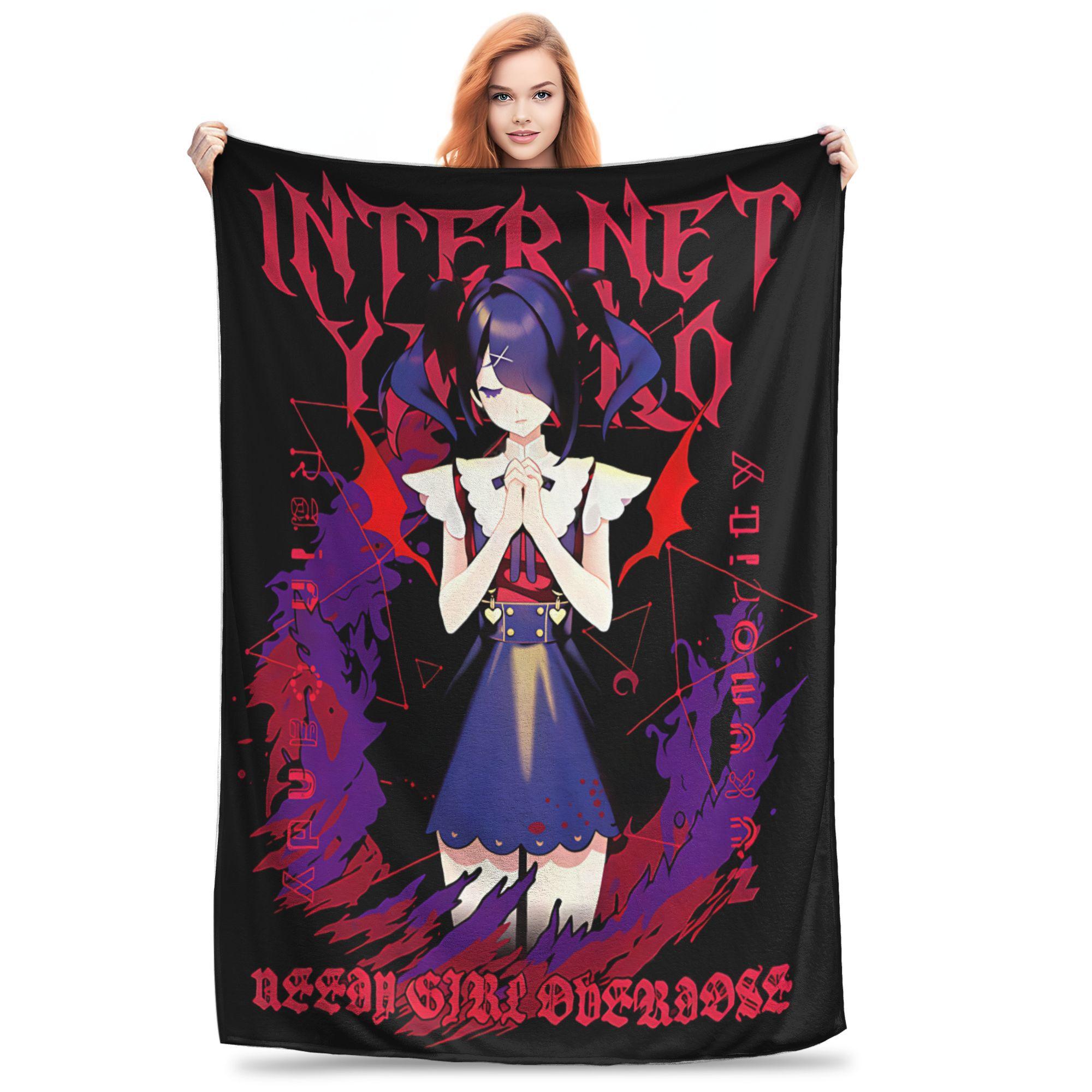 Needy Streamer Overload Stuff Blanket Lightweight Thin Fleece Throw Blankets Relax Plush Thin Quilt 130x150cm
