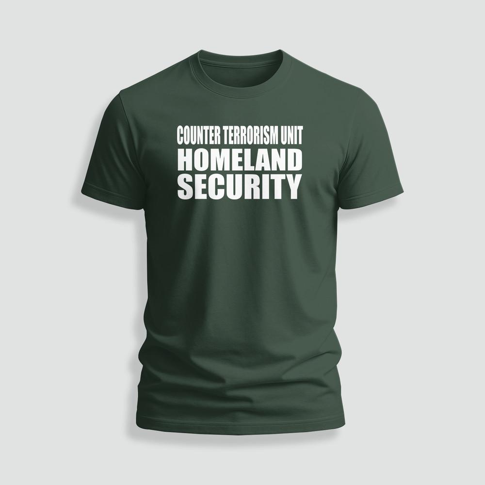

Homeland Security Counter Terrorism logo funny T-Shirt Size S-5XL Made in USA Unisex T-Shirt XL
