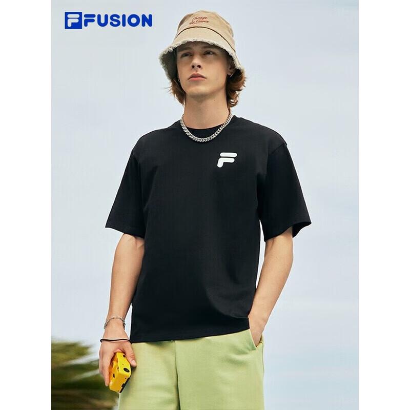 FILA FUSION Unisex Printed Short Sleeve T-shirt