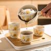 5/7pcs Ceramic Lucky Cat Teapot Set Japanese Style Bubble Tea Set Kung Fu Tea Pot Set  Office