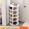 Multi-Layer Rotating Display Rack for Bags, Books, and Shoes