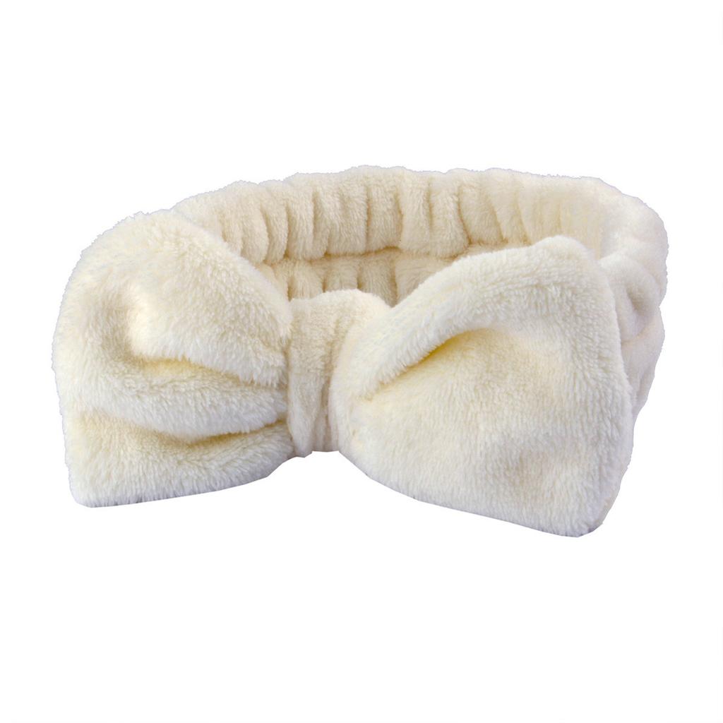 Plush Wrist Strap Face Wash Spa Bracelet Spa Bracer Absorbs Sweat Coral Fleece Waterproof Headband