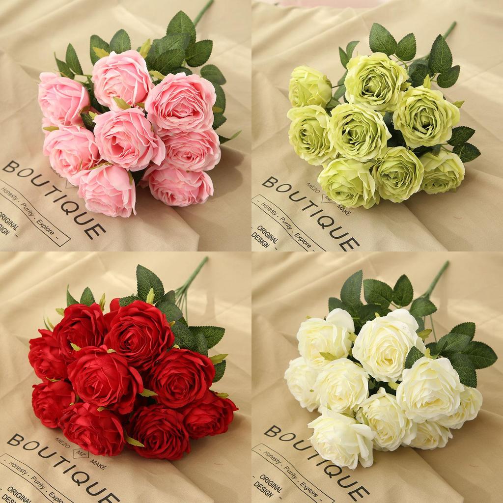 Highend Silk Rose Flower Decor For Wedding Home Photography And Outdoor Arrangements