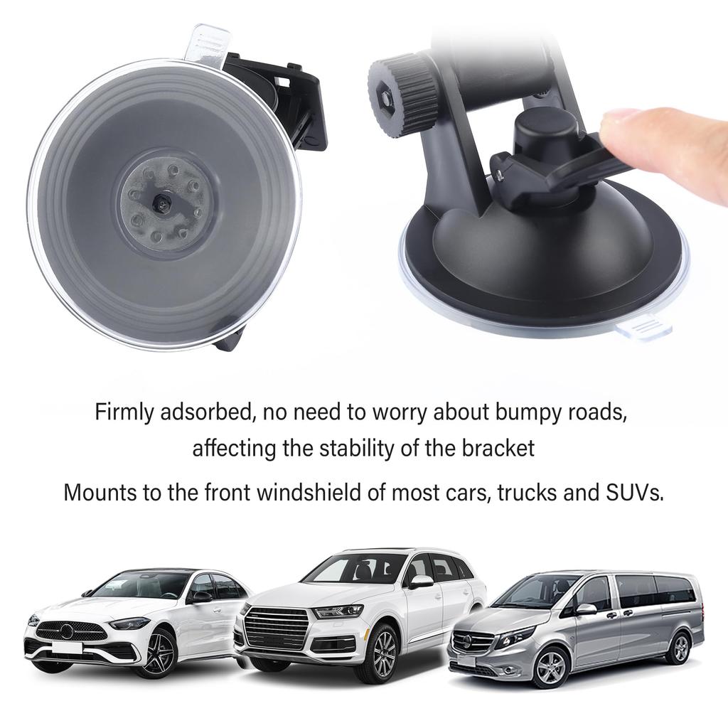 Bilbackkamera Monitorställ Backkamera Monitorfäste med Stark Sugkopp Justerbar