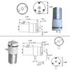 DC12V 370 Electric Micro Diaphragm Vacuum Air Low Noise Mini DIY Replacement for Drinking Equipment Beauty Device