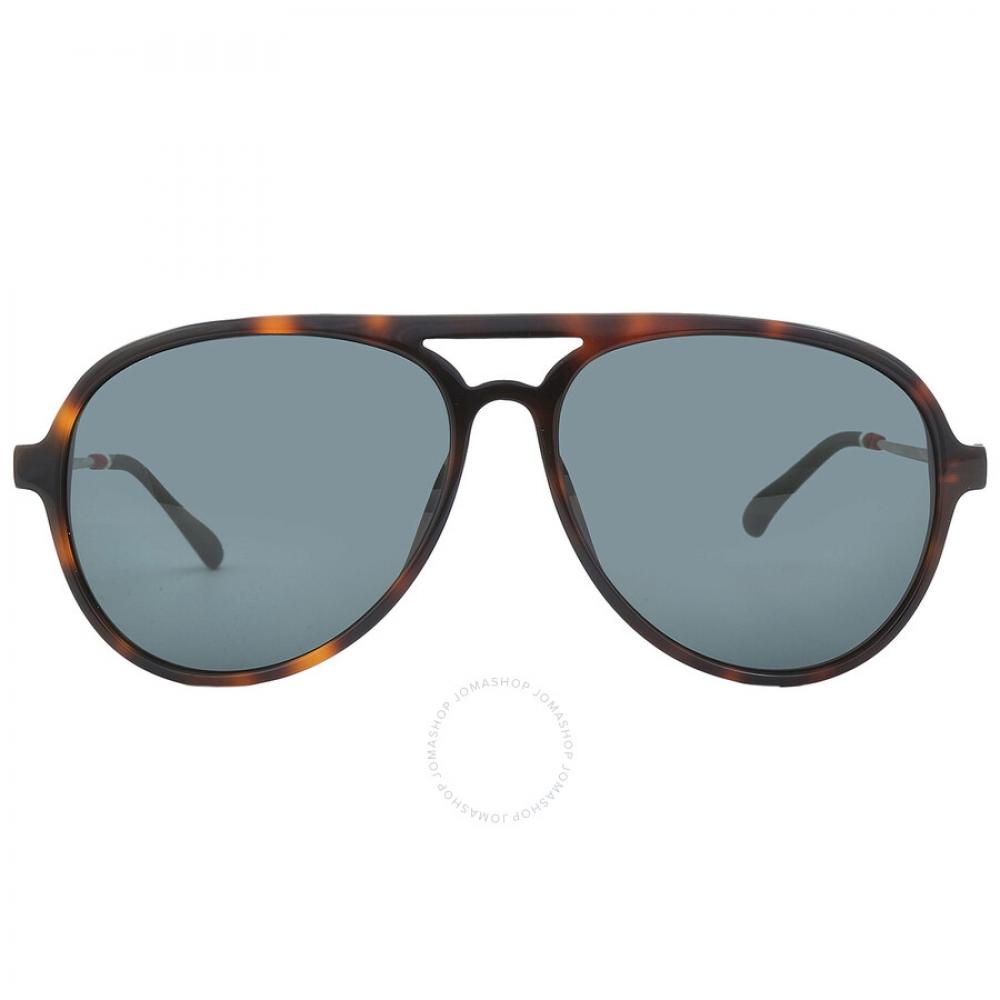 

Orlebar Brown X Linda Farrow Grey Pilot Unisex Sunglasses OB24C2SUN 55