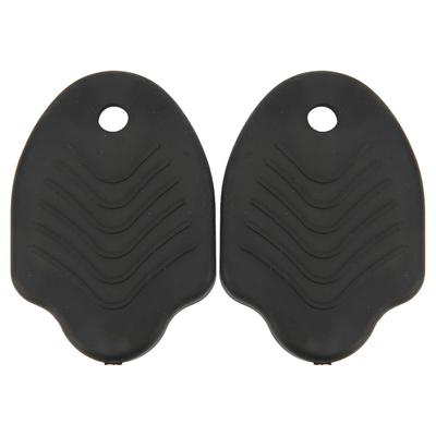 1 Pair Cycling Cleats Cover Rubber Bike Shoe Cleats Protective Cover for Mountain Bike Black
