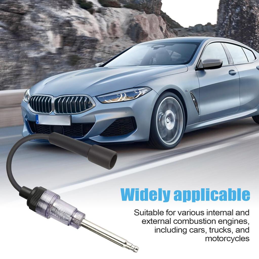 Spark Tester, Spark Plug Checker, Vehicle Engine Inspection Tool | Small Armature Diagnostic Detector Tool for Car, Lawn Mower, Motorcycle