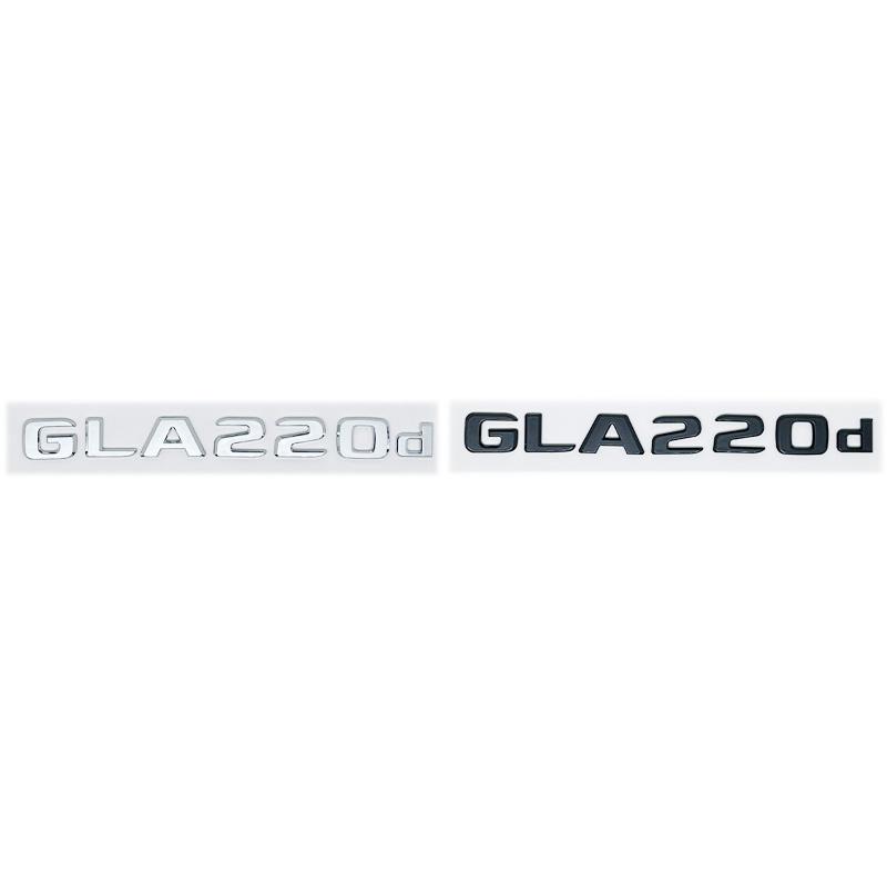Car Tail Trunk Letters Logo Emblem Badge Sticker For Mercedes Benz GLA Class 4MATIC X156 H247 45 GLA250 GLA200 GLA220d GLA250e