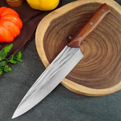 Couteau de Chef japonais fait à la main, couperet de cuisine forgé, couteau de boucher pour trancher la viande et le poisson, couteau de cuisine professionnel