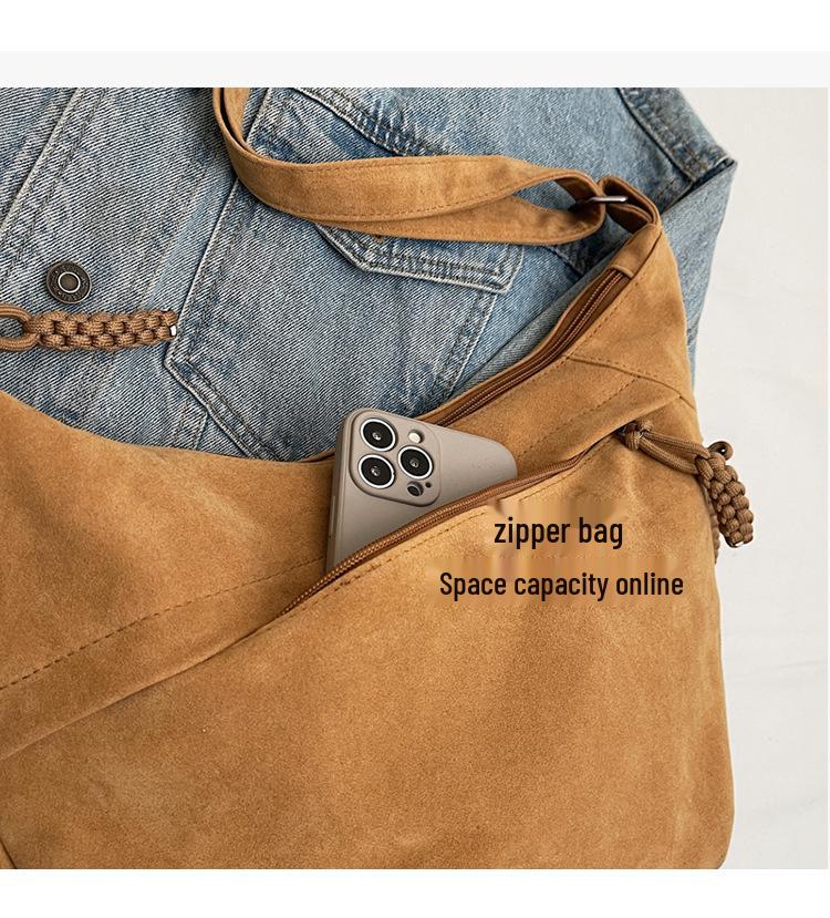 Autumn & Winter Korean Style Versatile Tote Bag - Trendy Large Capacity Dumpling Crossbody Shoulder Bag