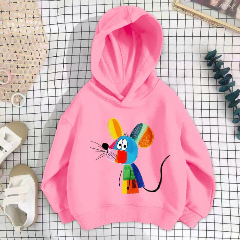 Children's Thin Sweatshirt Autumn New Round Neck Korean Style Loose Long Sleeve Top Boys Girls Fashionable