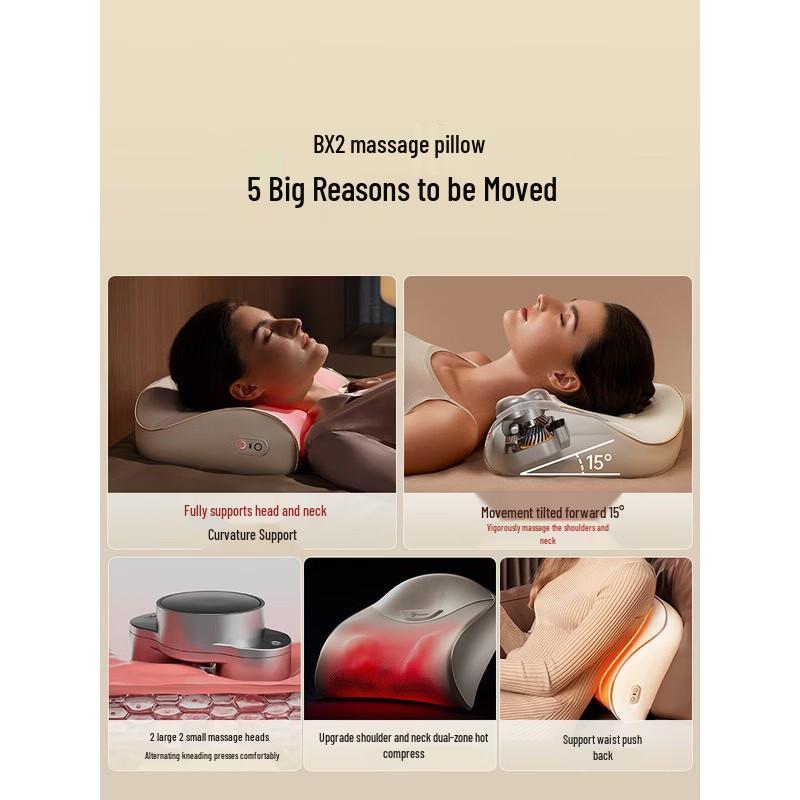 Westinghouse Neck and Lumbar Massage Pillow Cushion CN Plug (adapter Included)