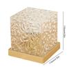Dynamic Water Ripple Night Light 16 Colors Rotating Water Ripple Small Night Lamp Remote Control Water Ripple Cube Night Light