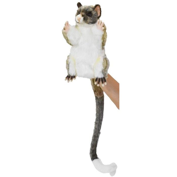 HANSA Brush Tail Possum Hand Puppet BH7357, 20 x 15 x 45 cm, Beige