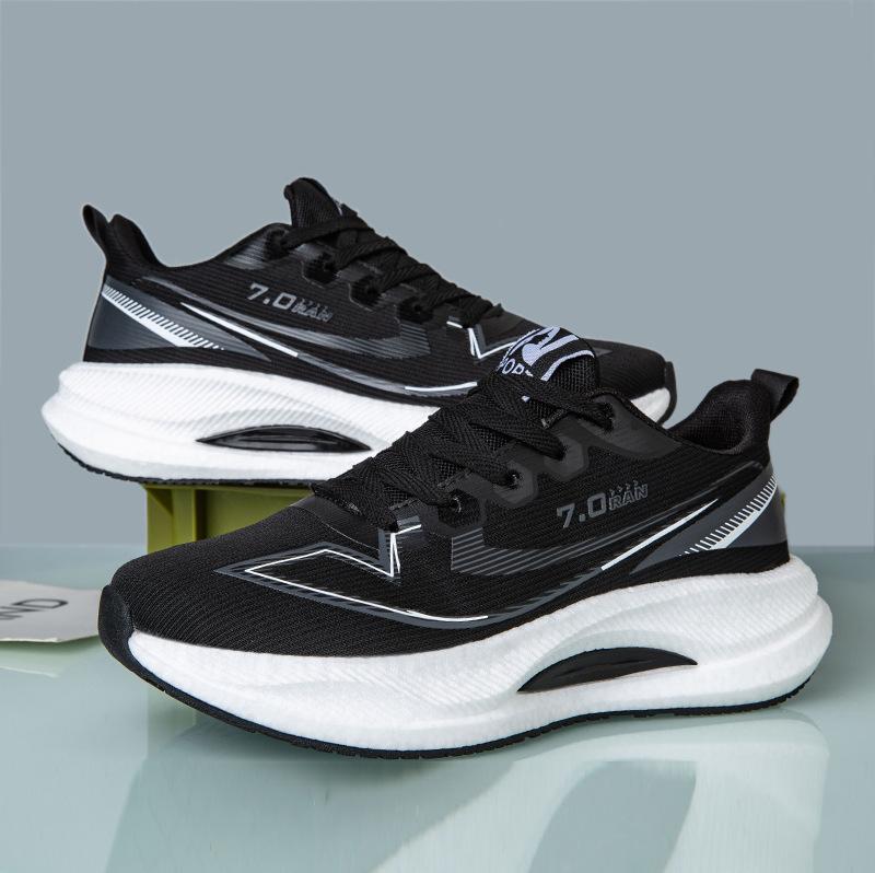 Spring and summer men's shoes couple shoes running casual shoes travel shoes heightened thick sole lightweight mesh women's shoes