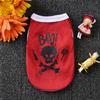 Pet Dog Halloween Skull Printed Cotton Vest Shirt Stylish Puppy Cat Clothes Apparel