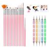 Nail Art Brush Set 20 Nail Art Painting Pen Pull Line Pen Light Therapy Pen Diamond Nail Art Tools Full Set