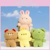 Adorable Plush Bear Keychain Cute Animal Backpack Charm With Soft Pp Cotton Filling