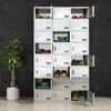 304 Stainless Steel 18-Door Storage Cabinet