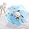 1pc Pochacco Automatic Opening/Closing Umbrella with Convenient Three-Fold Design, 8-Bone Iron Frame, Outdoor, Perfect Gift for Fans, Travelers, Daily