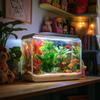 Artificial Decorative Plant Rose Bud Realistic Aquarium Decoration