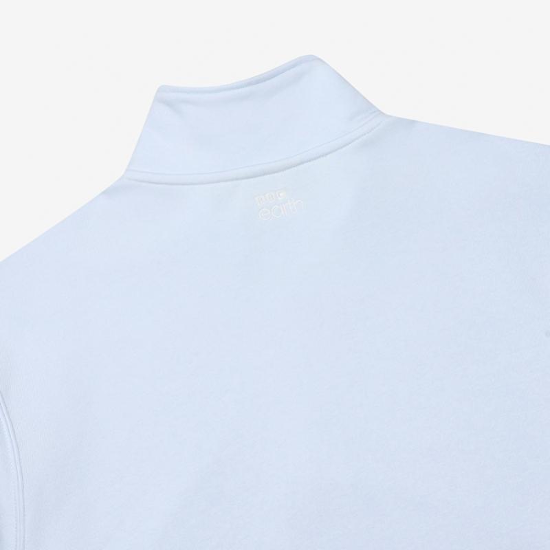Bbc Earth Half Zip  Light Blue  [23ss]