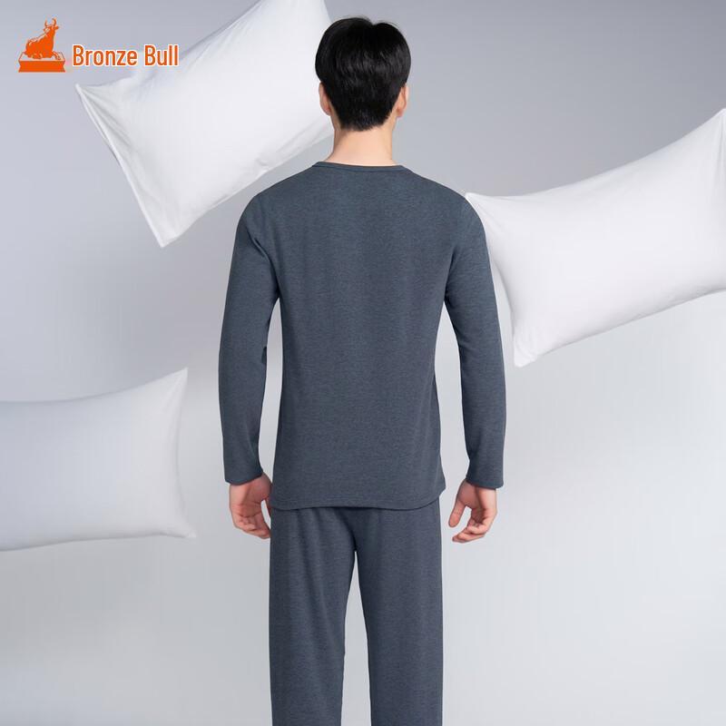 Tongniu Men's Thick Soft Fleece Thermal Underwear Set