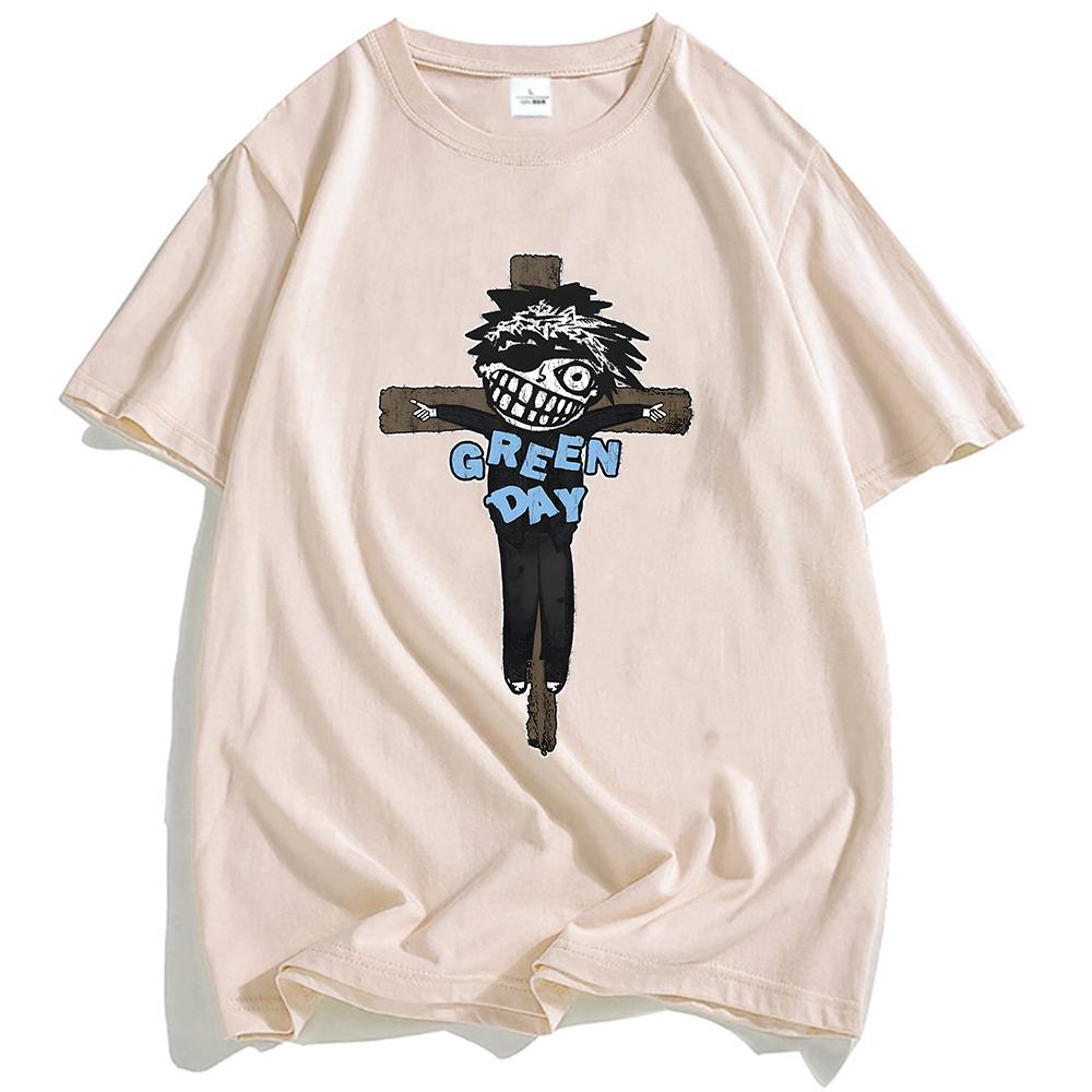 Green Day Saviors (édition De Luxe) Shirt Unisex Streetwear Hip Hop Summer Cotton T-shirt Round Neck Grunge Fashion Tshirt Men