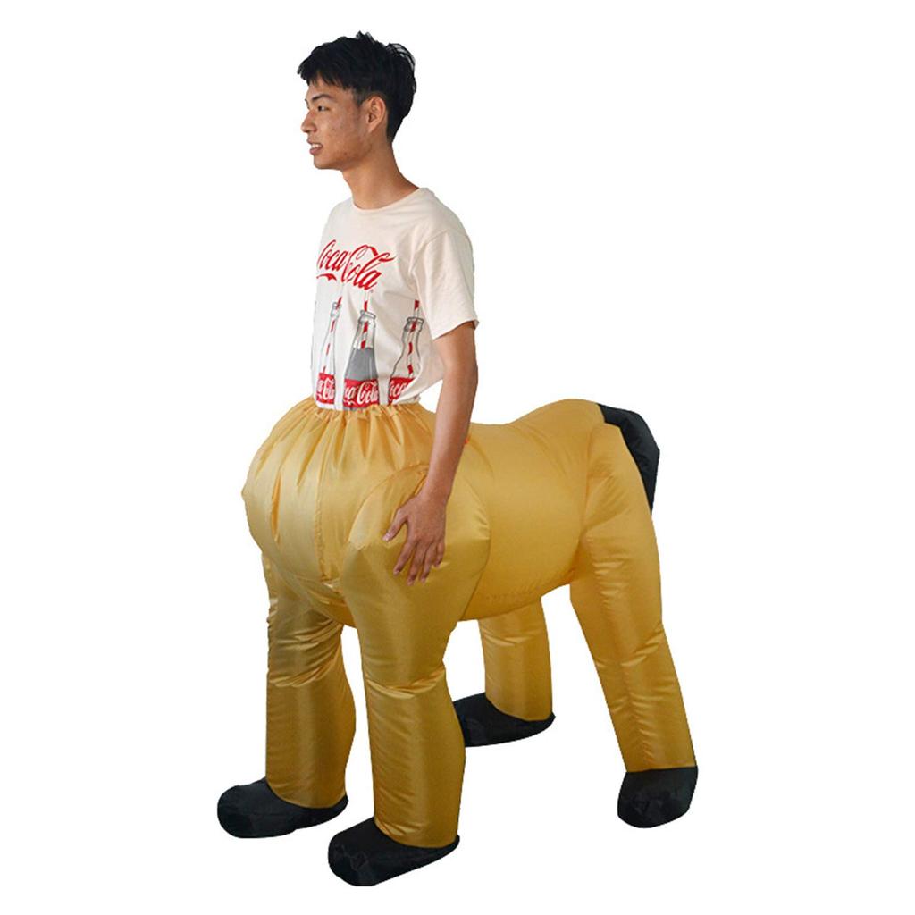 Te Fiti Inflatable Costume Set, Cosplay, Inflatable Kigurumi Costume for Adults (Horse Rider)