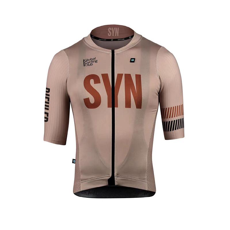 Black Cycling Jersey Men's Cycling Bib Summer Cycling Sportswear Set Polyester Fiber Cycling Short Top Cycling Shorts