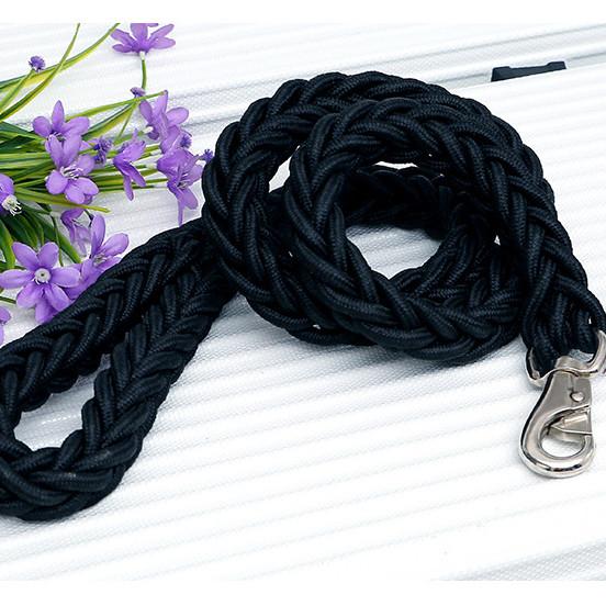 130cm L Superstarkt Grovt Nylon Hundkoppel Dubbelradigt Justerbart Hundhalsband För Medelstora Stora Hundar