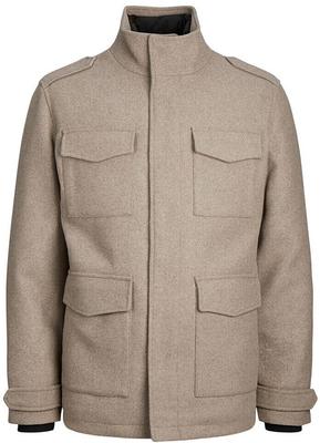 Demi-season Jacket Jack & Jones Jacket (12214003) Jprblaparker Wool Field Jkt Sn (12214003) Greige