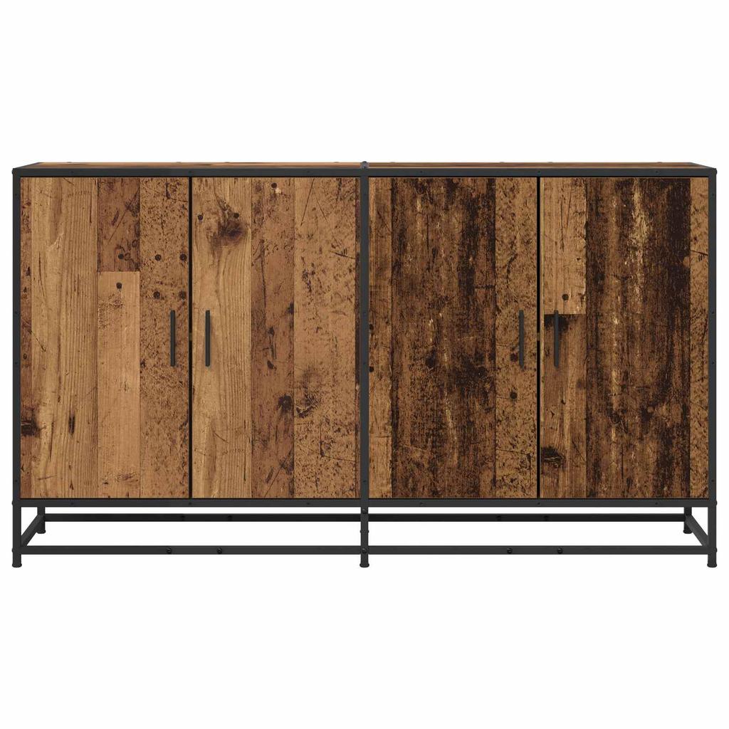 Sideboard Reclaimed Wood 134 x 35 x 76 cm Engineered Wood