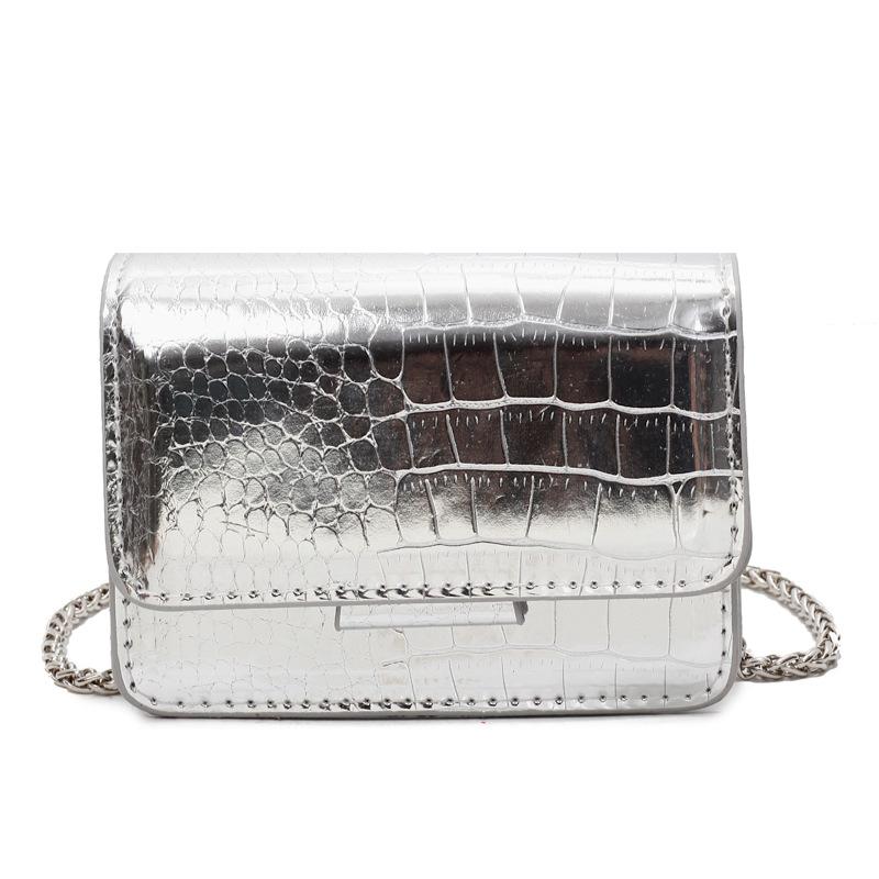 Stylish and simple bag women's chain trend small square bag summer casual messenger bag new shoulder bag