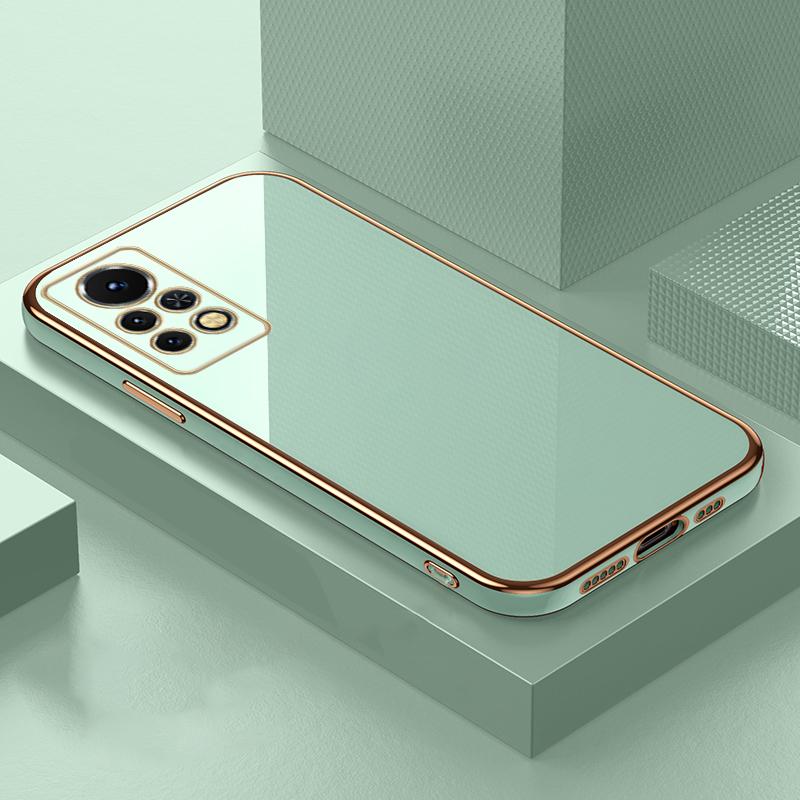 

6D Покрытие Мягкий чехол из TPU для Infinix Note 11 Pro 10 8i Hot 11s NFC 10 Play 10S 10i 9 8 Smart 6 5 4 Роскошная силиконовая крышка бампера