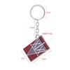 Anime Keychain License Card Badge Pendant Key Holder Men Jewelry Accessories
